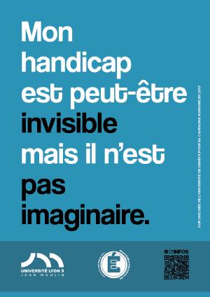 Mon handicap est peut-tre invisible mais il n'est pas imaginaire.