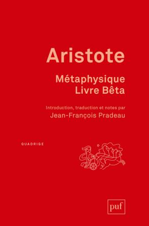 Aristote, Mtaphysique. Livre Bta