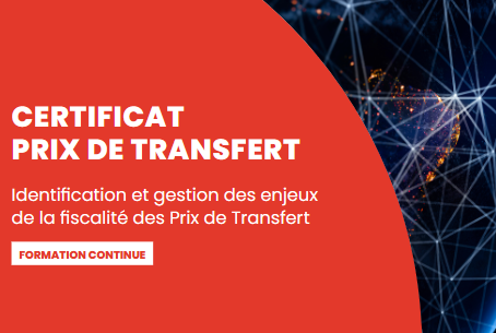 Certificat Prix de Transfert